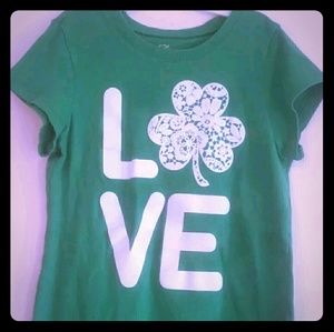 Girls St. Patrick's Day T-shirt size 5/6